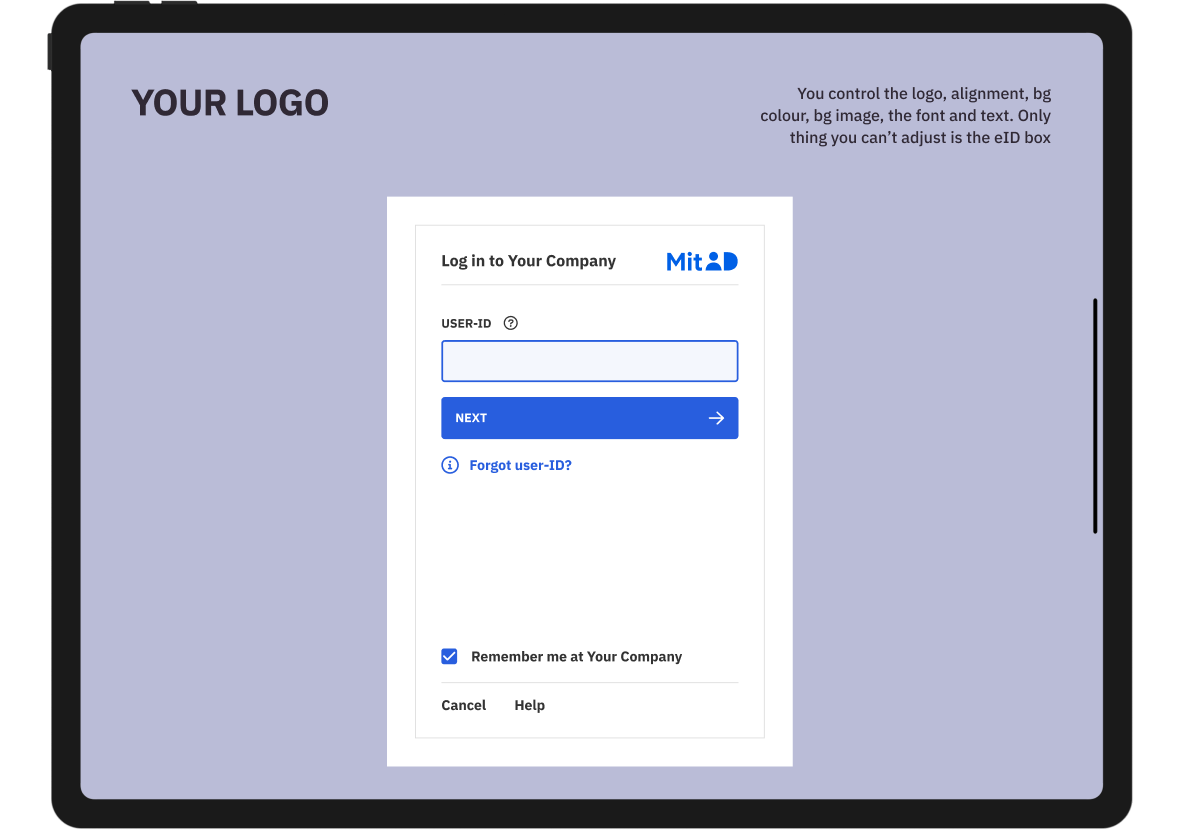 ipad-mockup-login Your Company-mitid-V2