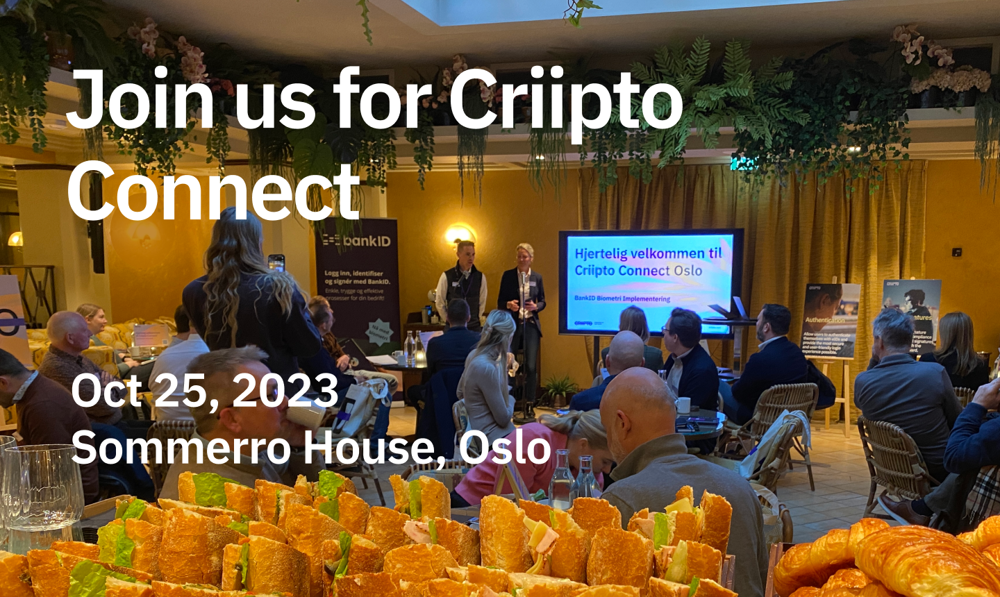 Join us for Criipto Connect - Oslo, October 25